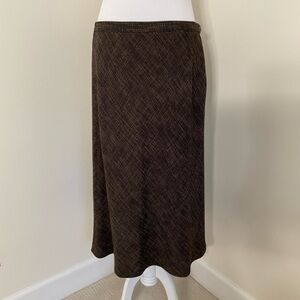 Draper’s & Damon’s Elegant Brown A-line Women's Skirt